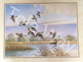 Canada Geese in Flight (22x28)