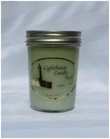 Mistletoe Lighthouse Candle