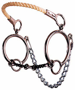 Bit- Rope Nose Ring Combo w/Sweet Iron Dogbone Mouth