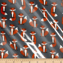 Fabulous Foxes Laminate - Robert Kaufman fabrics