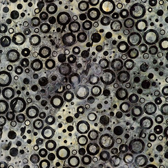 Graphite Rings and Dots - Robert Kaufman fabrics