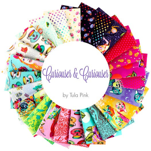 Free Spirit Curiouser & Curiouser - Cheshire Daydream - Tula Pink