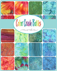 Color Crush Batiks Fat Quarter Bundle #4363AB Moda