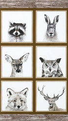 Animal Kingdom panel - Robert Kaufman Fabrics