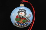 Holiday Snowman 12 Cm Bulb (Approx. 4 3/4")