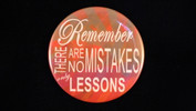 There are no mistakes | 3 1/2" Magnet