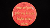 Friends and family gather here.. | 3 1/2" Magnet