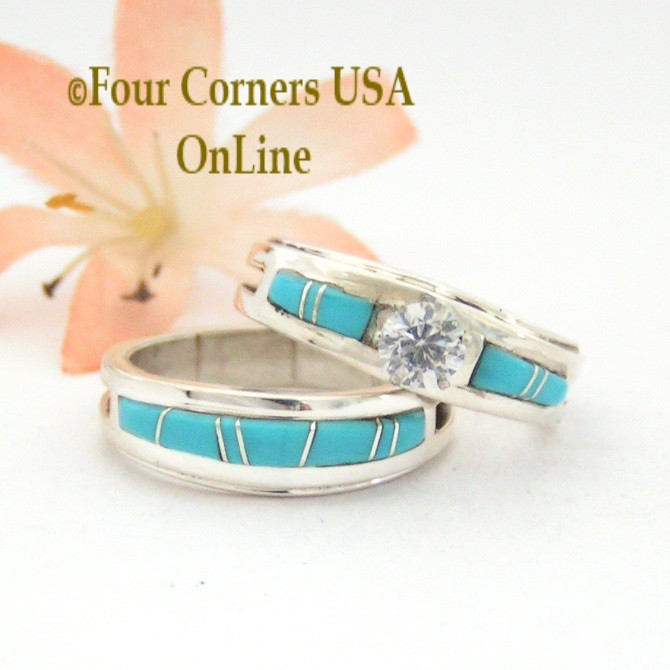 Native American Wedding Ring Sets