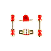 1971 1972 1973 Chevrolet Full Size Red Polyurethane New Sway Bar Link and Bushing Set