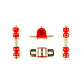 1970 1971 1972 Dodge Charger Coronet Red Polyurethane New Sway Bar Link and Bushing Set