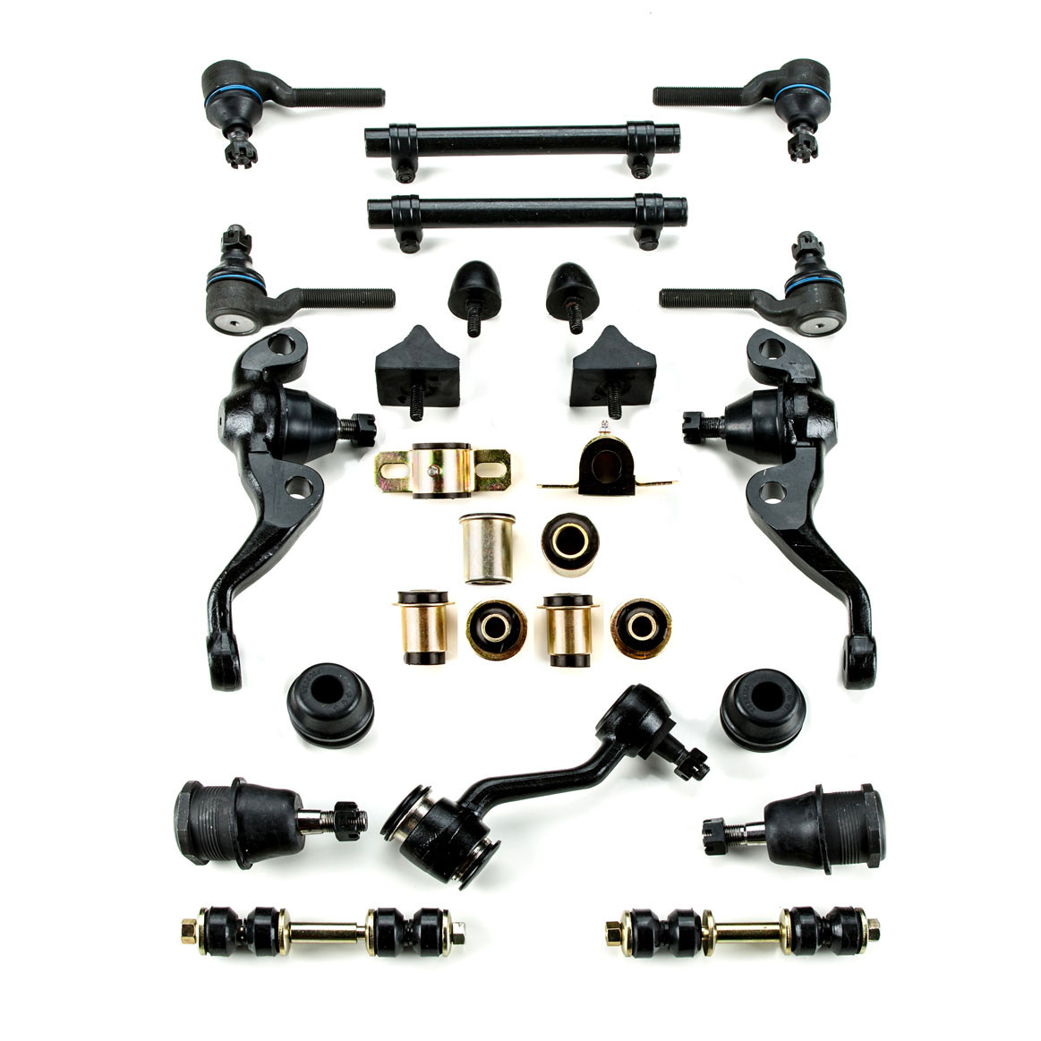 Black Polyurethane Sway Bar Link Bushing Set For 1970-1974 Dodge