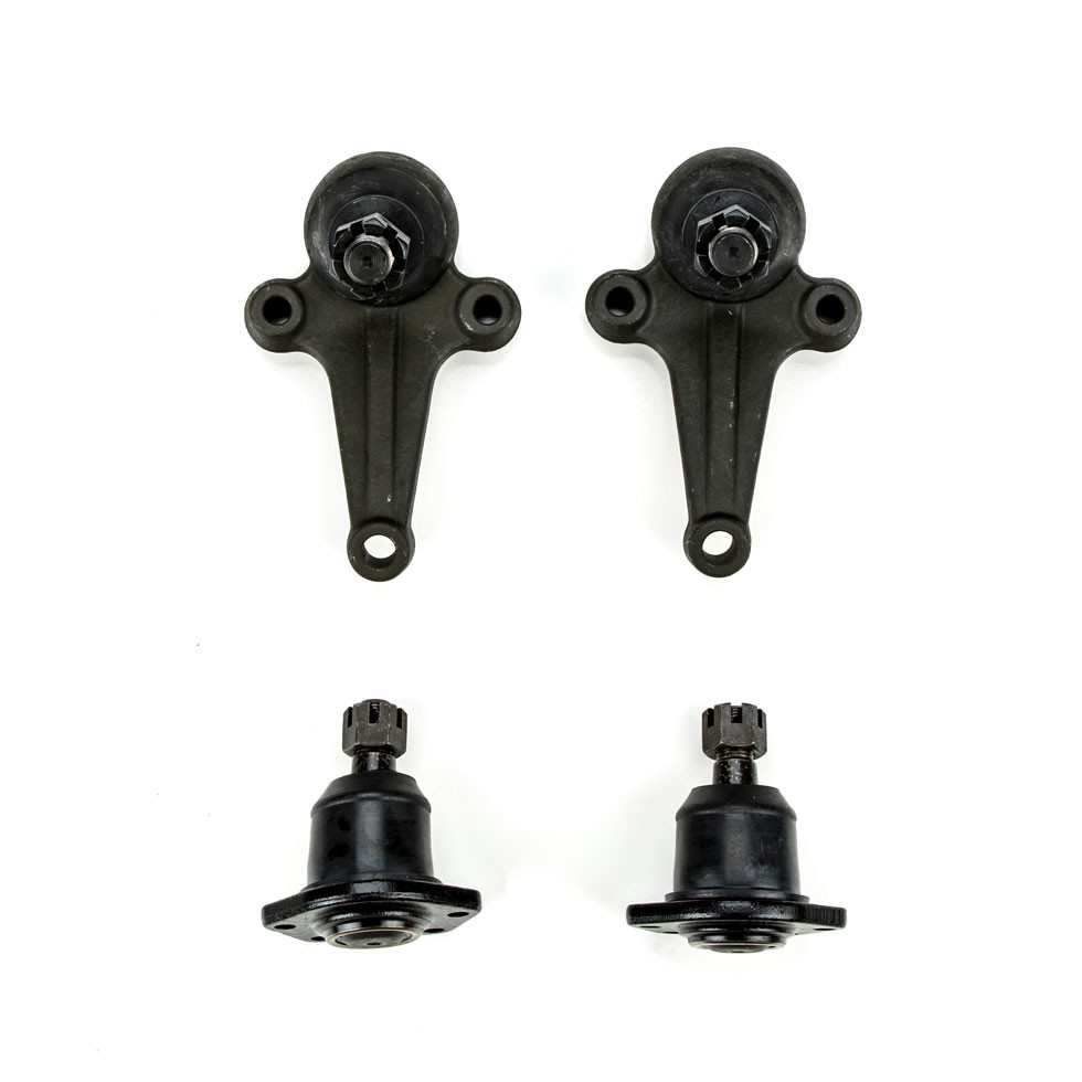 PartsW 4 Piece Kit Upper /& Lower Ball Joints 2WD Only
