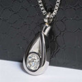 Extra Large Teardrop With CZ