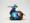 Blue and burgundy dragons with LED light