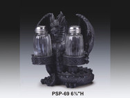 Black Dragon Salt and Pepper Shaker Holder