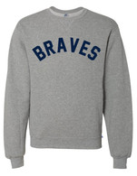 Braves Arch Russell Athletic crewneck