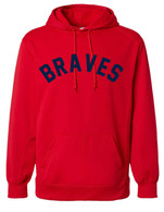 Braves Arch hoodie red