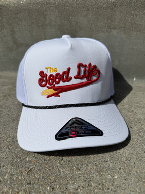 Pacific Brand hat.  Structured front.  Mesh back.  Snapback.  Super dope.