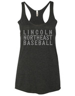 Lincoln Norhteast Baseball women's tank top