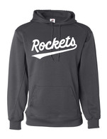 Rockets performance Badger hoodie graphite