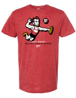 Spikin' Abe heather red