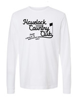 Havelock CC long sleeve tee white