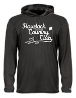 Havelock CC performance long sleeve hooded tee black