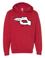 Fingers Part 2 hoodie red