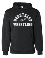 LNE Girls Wrestling performance hoodie black