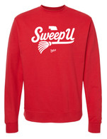 Sweep U crewneck red