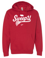 Sweep U hoodie red