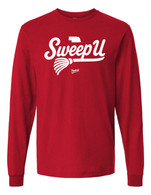 Sweep U long sleeve red