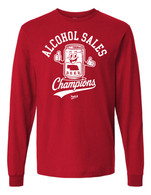 Alcohol Champs long sleeve red