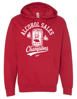 Alcohol Champs hoodie red