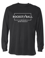 Bolt performance tee long sleeve black