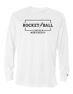 Bolt performance tee long sleeve white