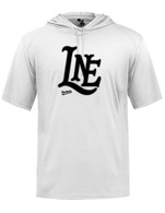 LNE performance short sleeve hooded tee