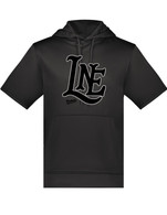 LNE Blackout performance short sleeve Augusta fleece hoodie