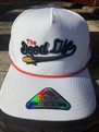 Pacific Brand hat.  Structured front, pliable front.   Snapback.  Great for a round of golf, or catching a game, or anywhere