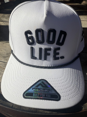 Pacific Brand hat.  Structured front, pliable front.   Snapback.  Great for a round of golf, a hunt, catching a game, or anywhere