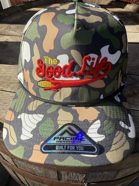 Pacific Brand hat.  Structured front, pliable front.   Snapback.  Great for a round of golf, or catching a game, or anywhere