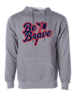 YOUTH Be Brave hoodie gray YOUTH