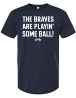Braves Playin Ball navy