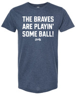 YOUTH Braves Playin Ball heather navy YOUTH