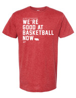 Good At Basketball heather red