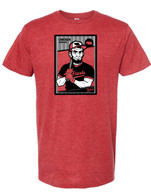 Abe Card heather red