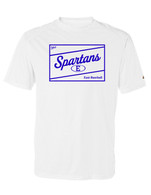 East Patch performance tee white