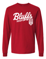 Bluffs Hoops long sleeve red