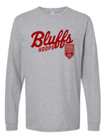 Bluffs Hoops long sleeve gray