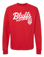 Bluffs Hoops sweatshirt red